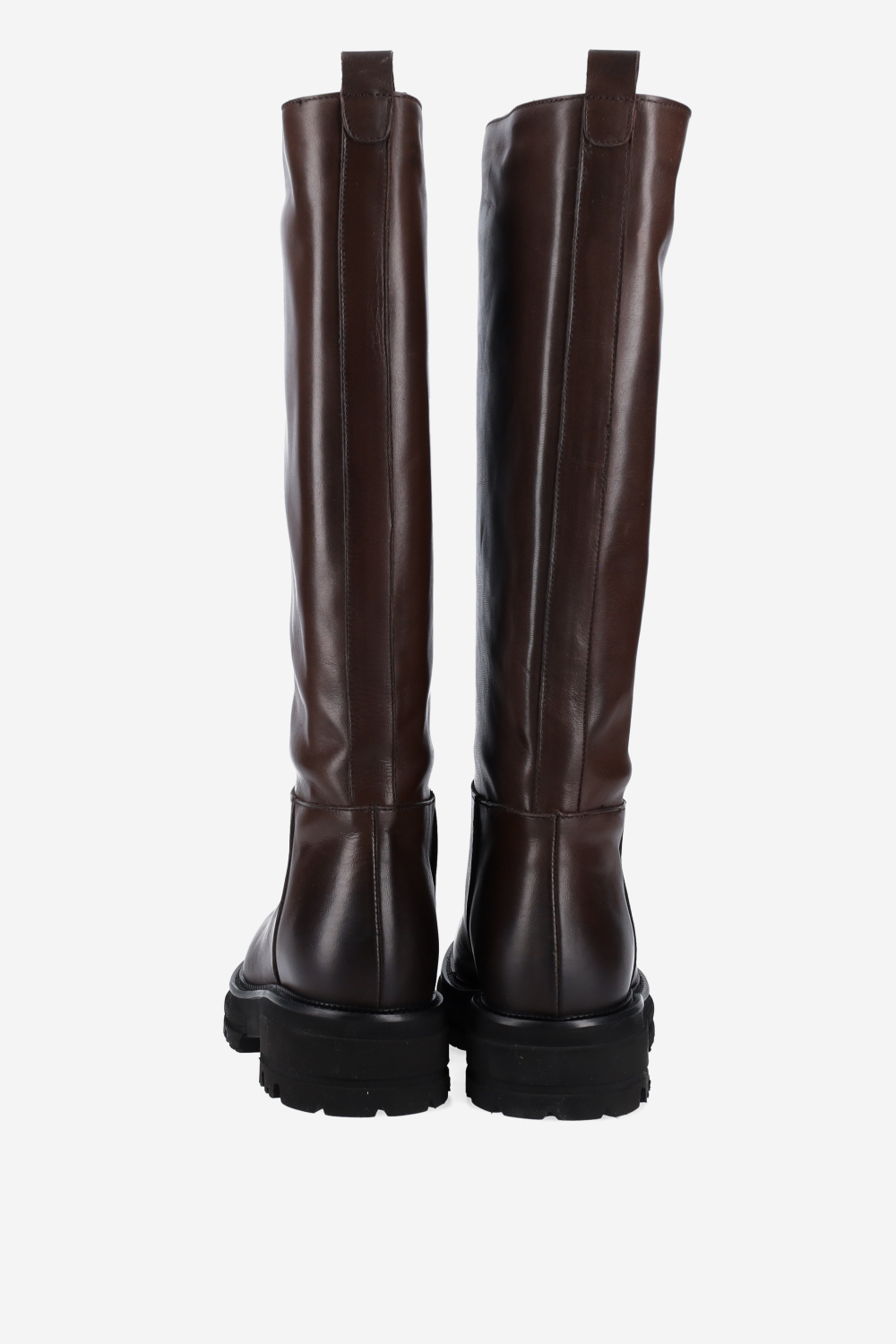 Knee-high leather boots