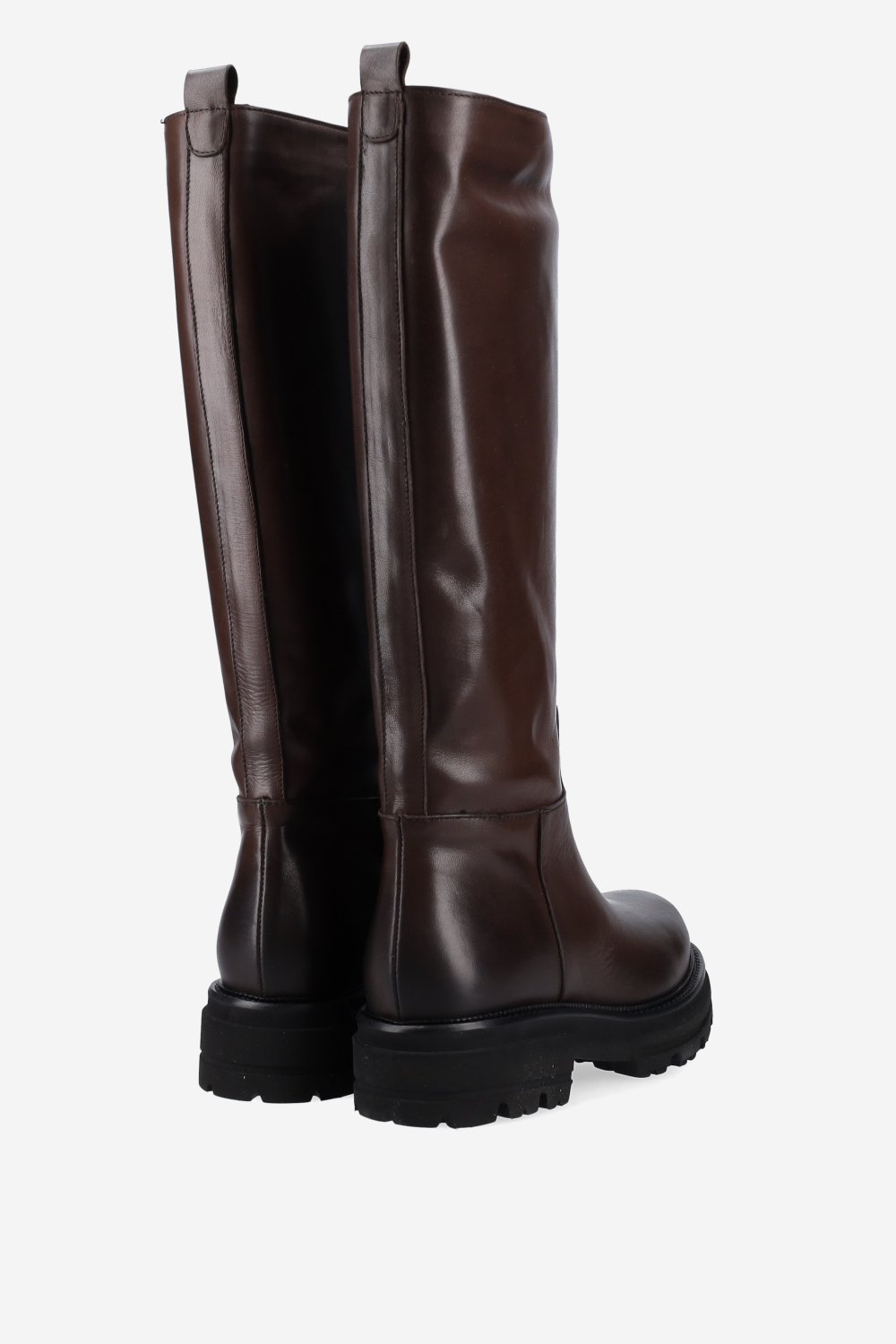 Knee-high leather boots