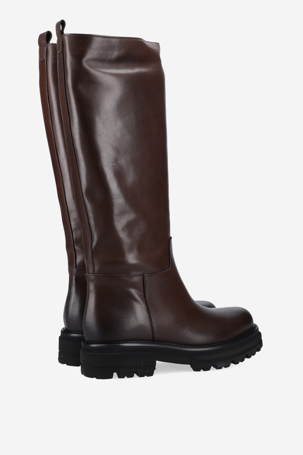 Knee-high leather boots