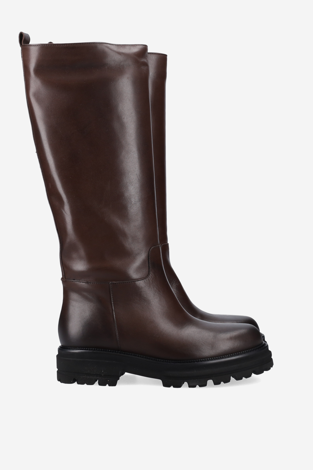 Knee-high leather boots