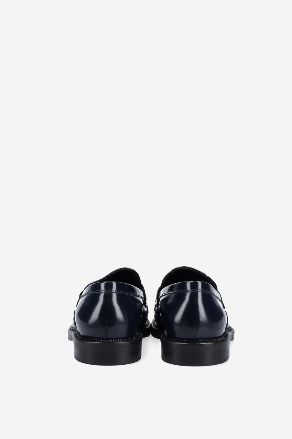 Brogue leather loafers