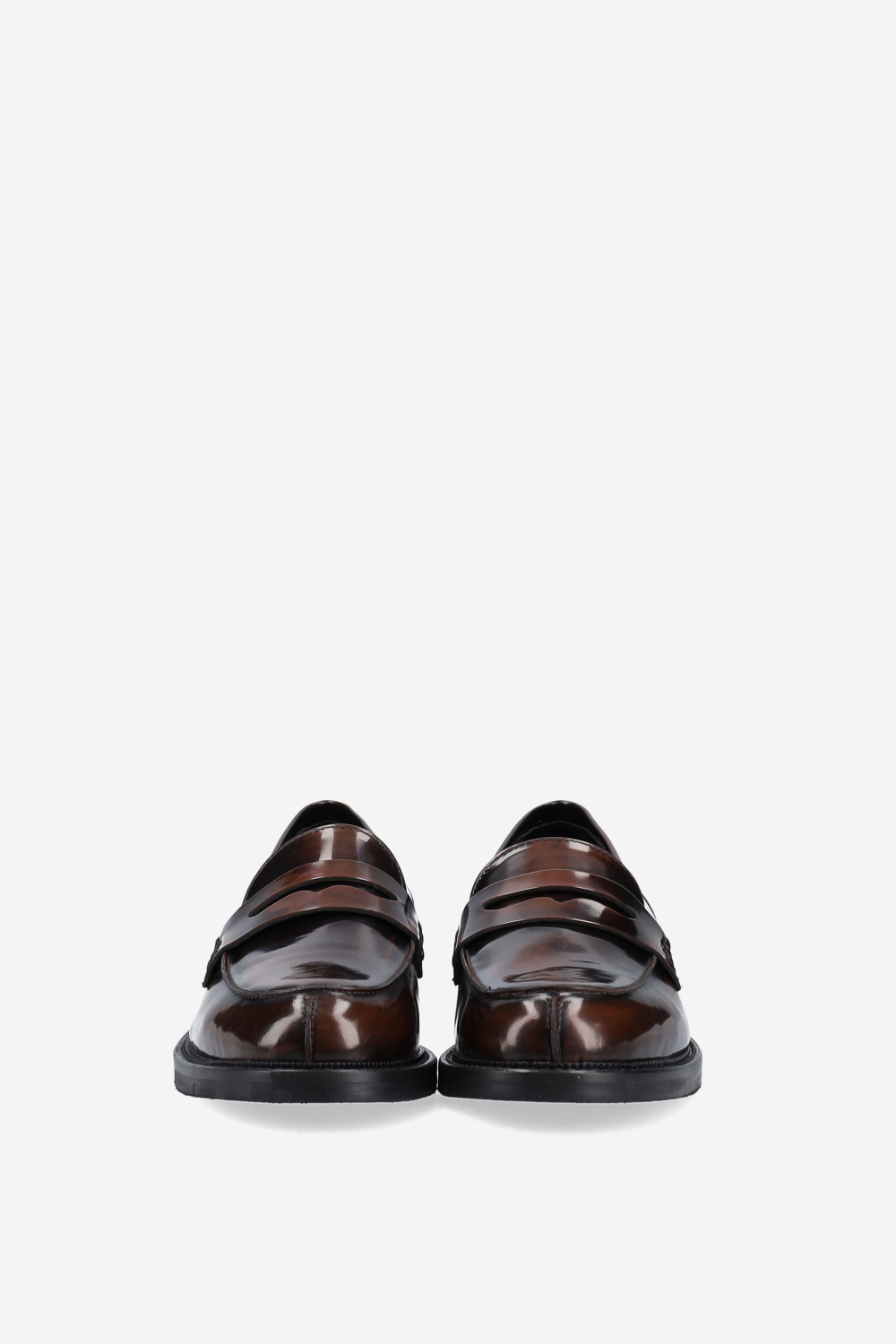 Patent leather loafers