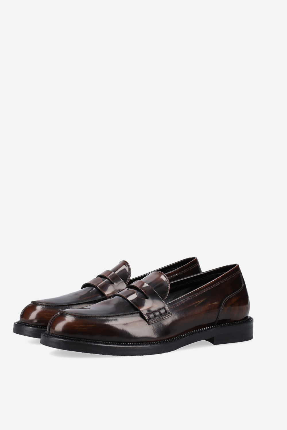Patent leather loafers