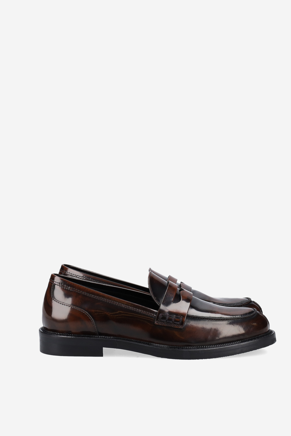 Patent leather loafers
