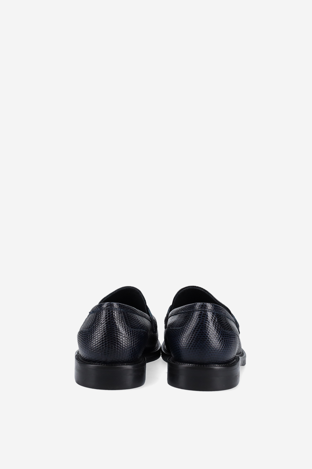 Croco leather loafers