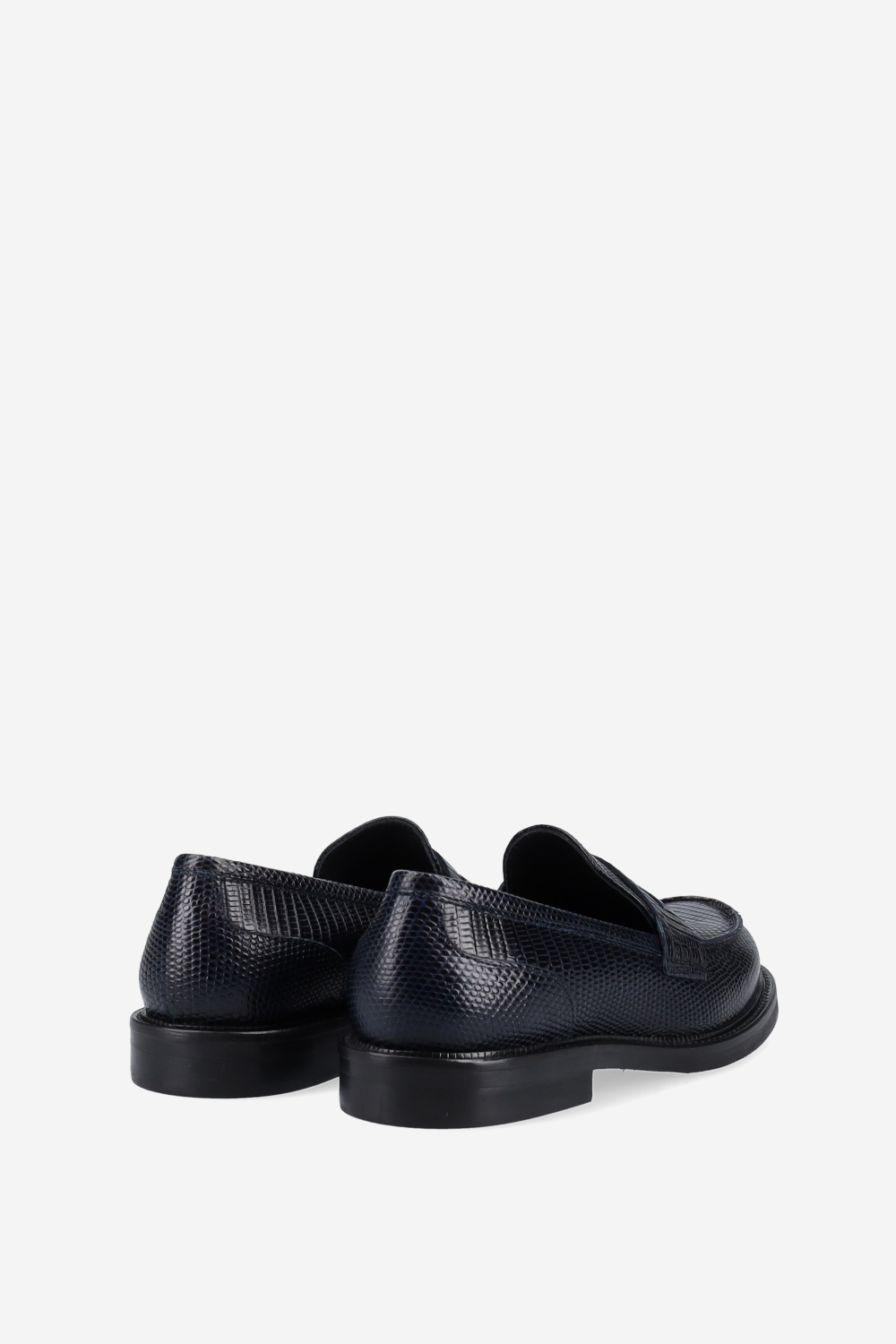 Croco leather loafers