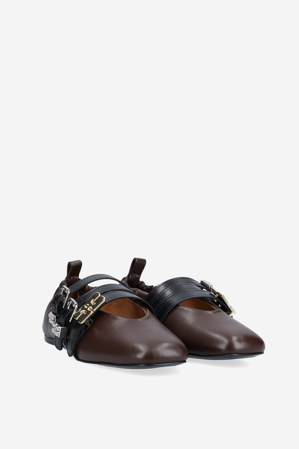 Sue triple vegan leather ballerinas
