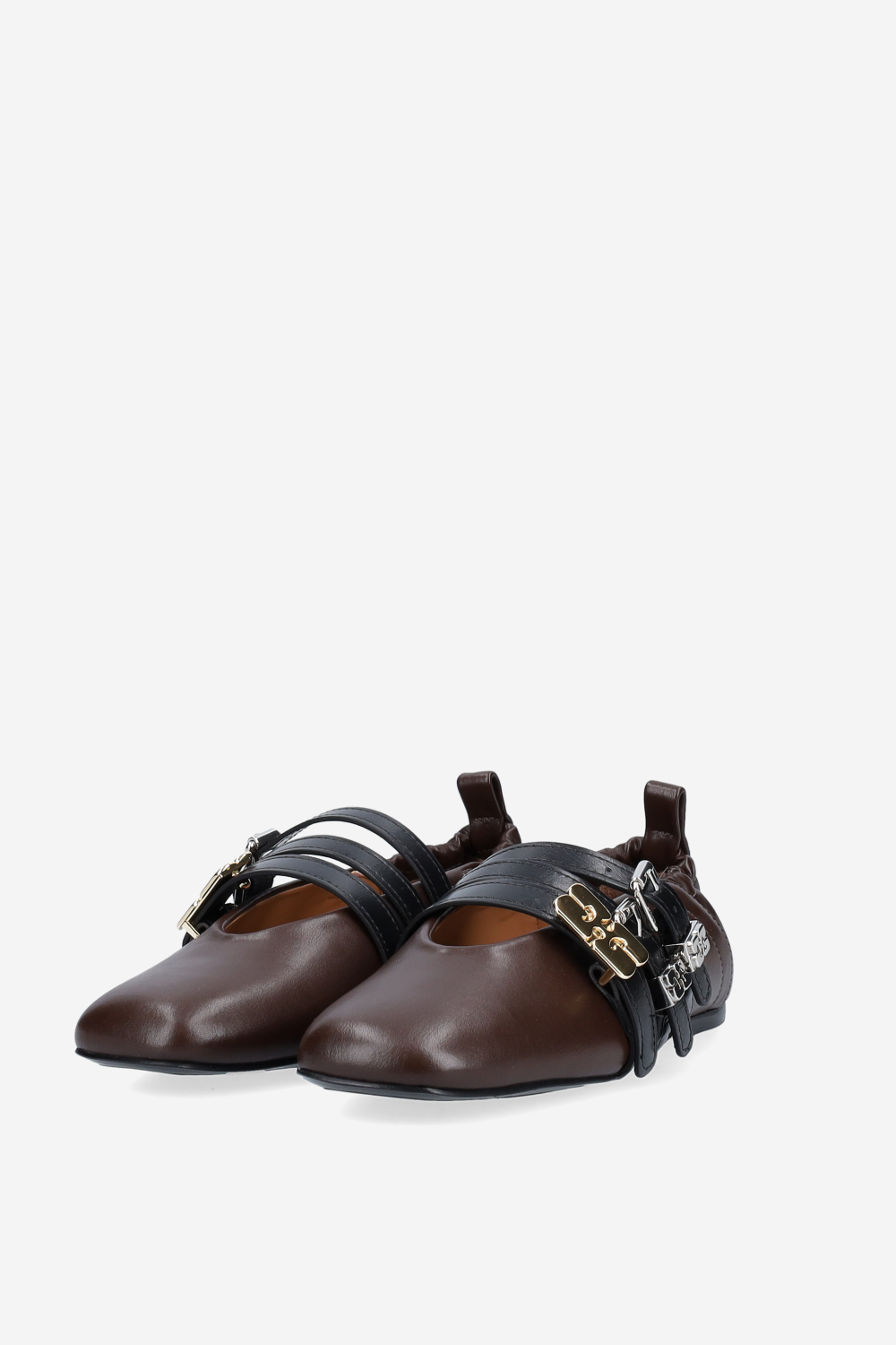 Sue triple vegan leather ballerinas