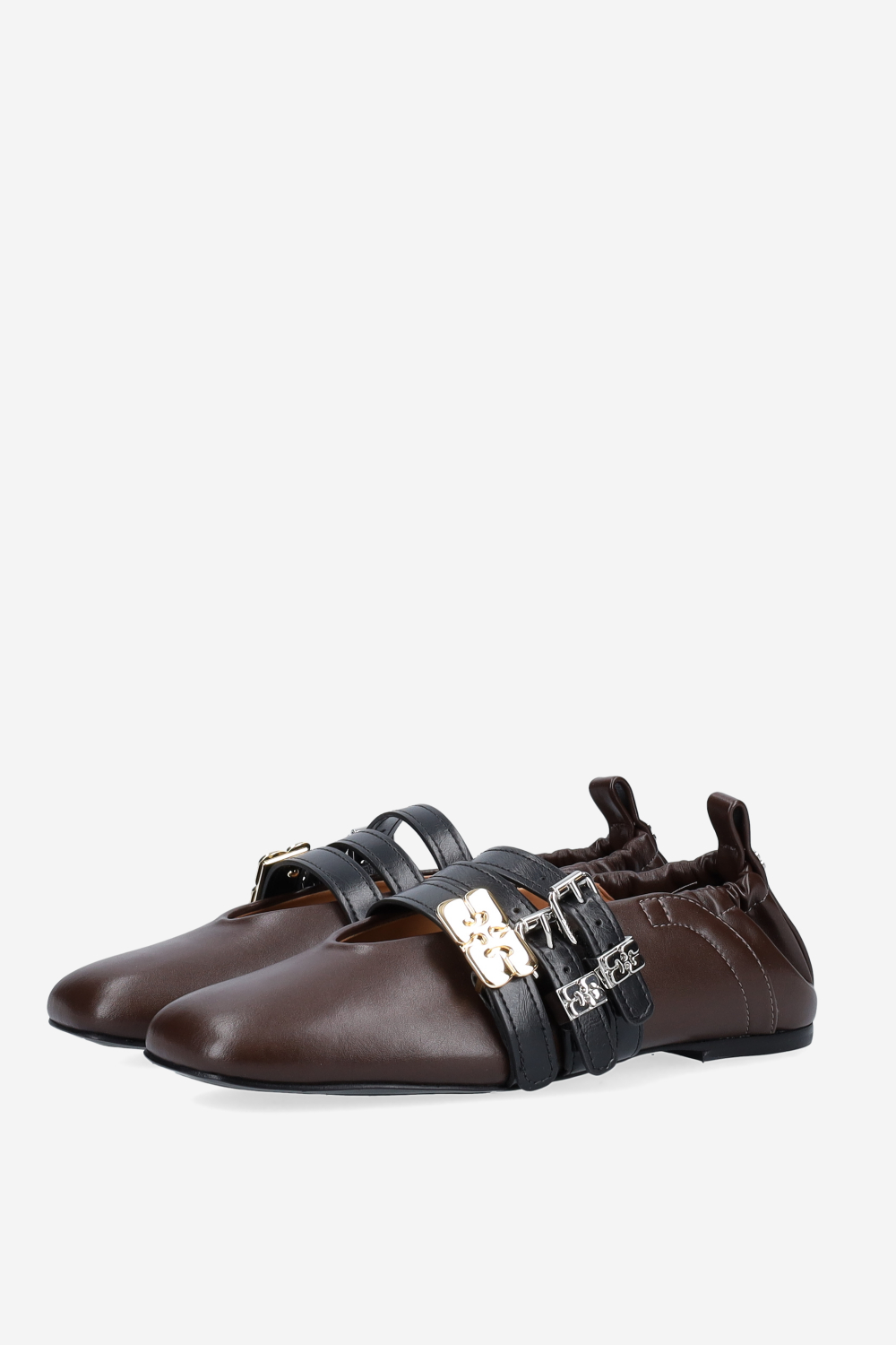Sue triple vegan leather ballerinas