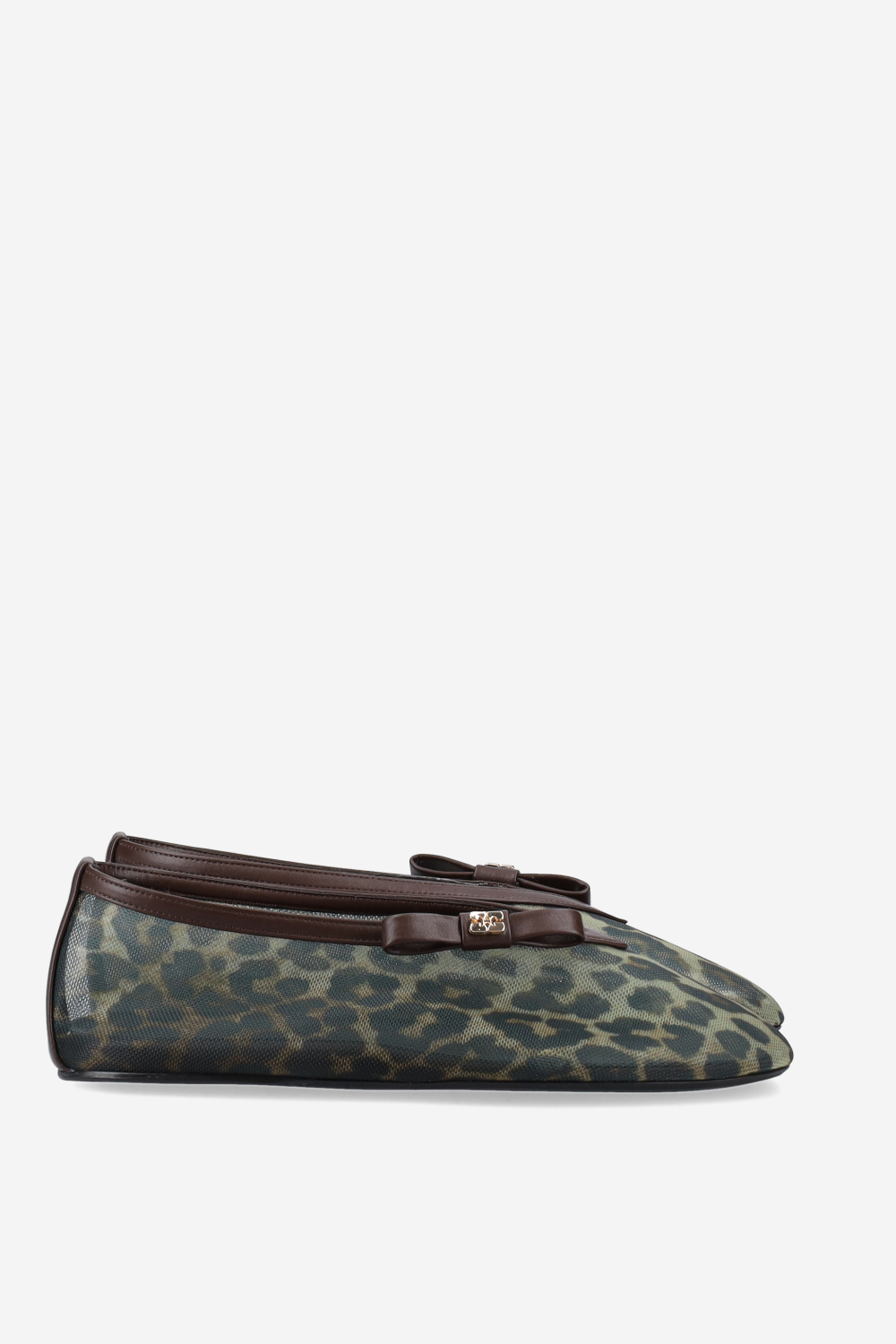 Jenny printed mesh ballerinas