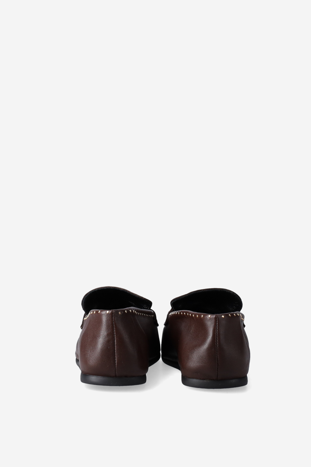 Bardot studded leather loafers