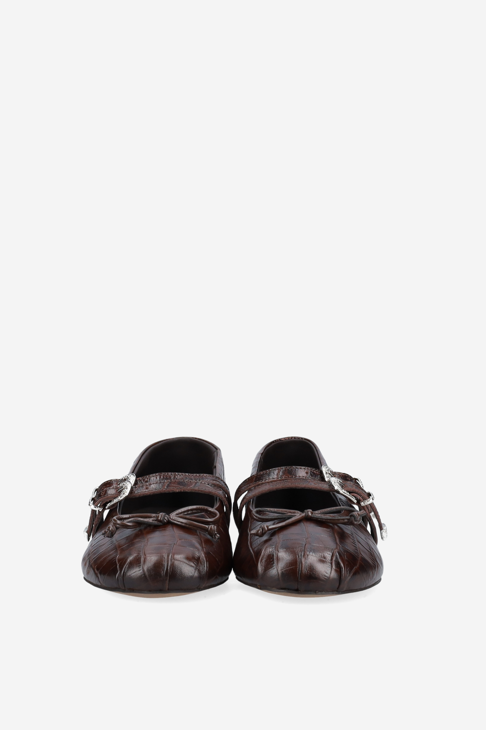 Vita leather western ballerinas