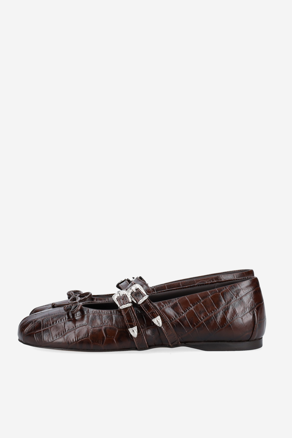 Vita leather western ballerinas