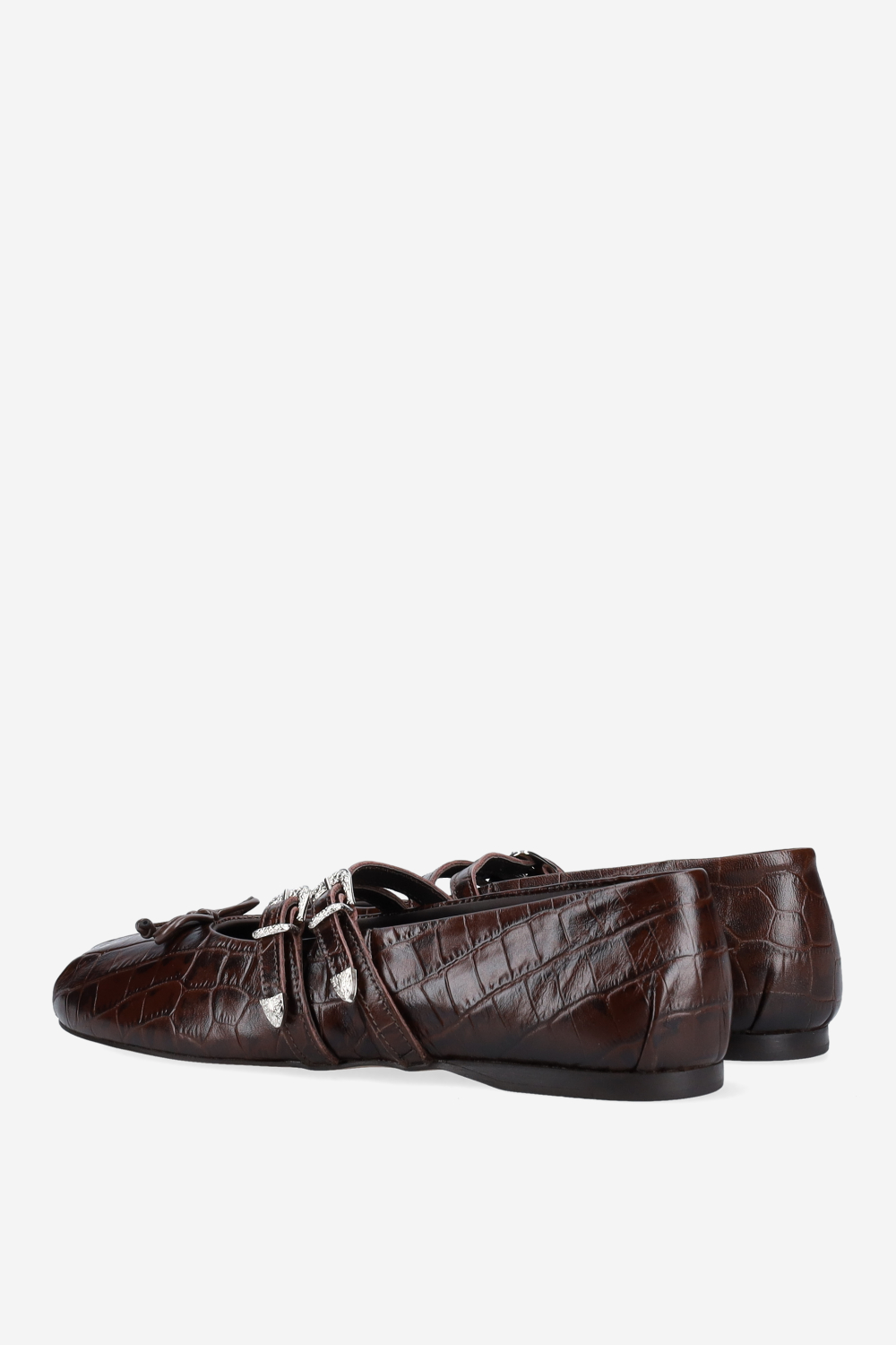 Vita leather western ballerinas