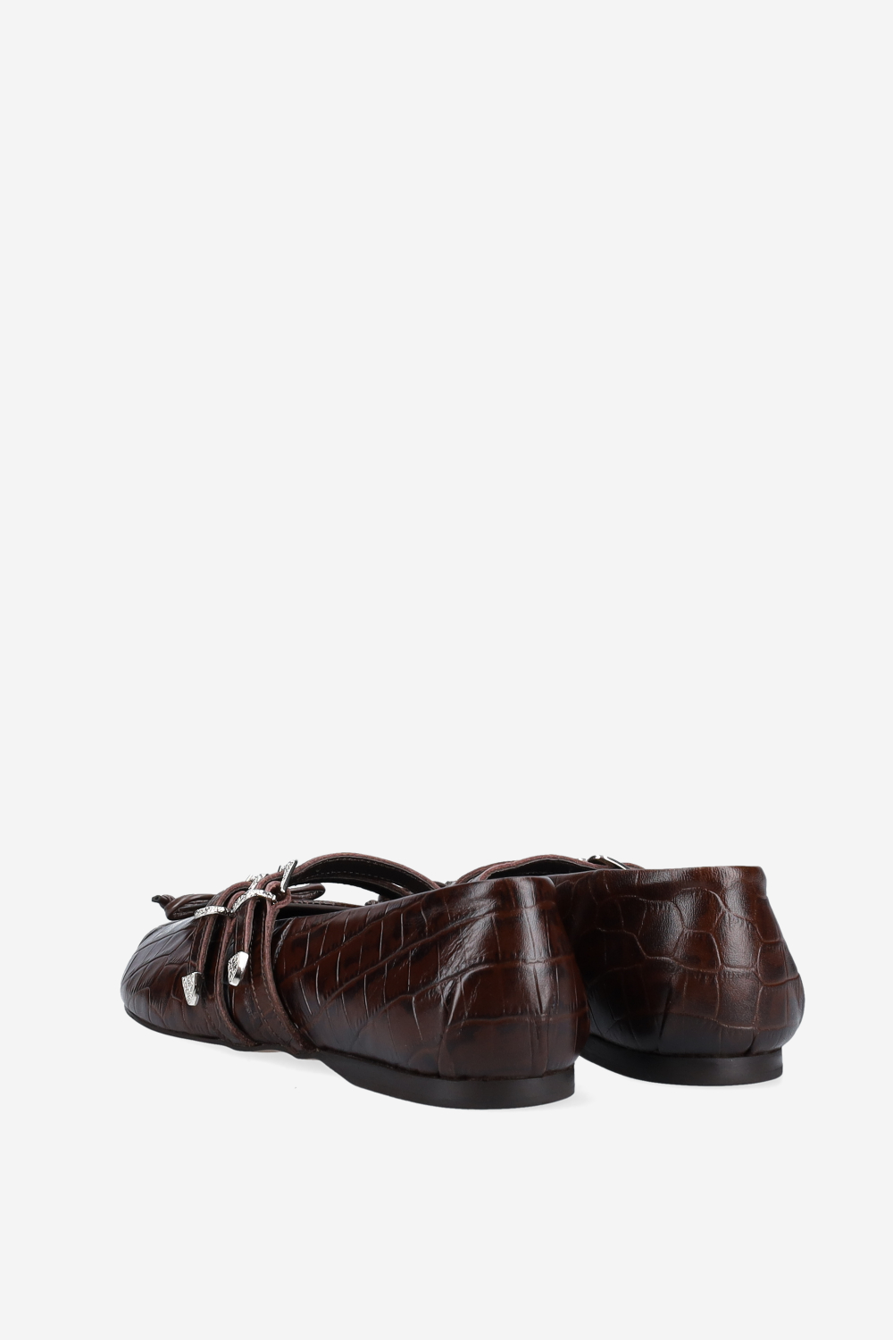 Vita leather western ballerinas