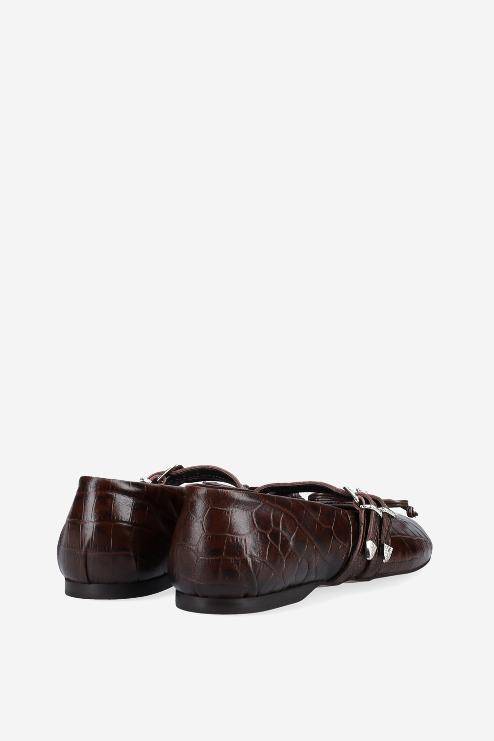Vita leather western ballerinas
