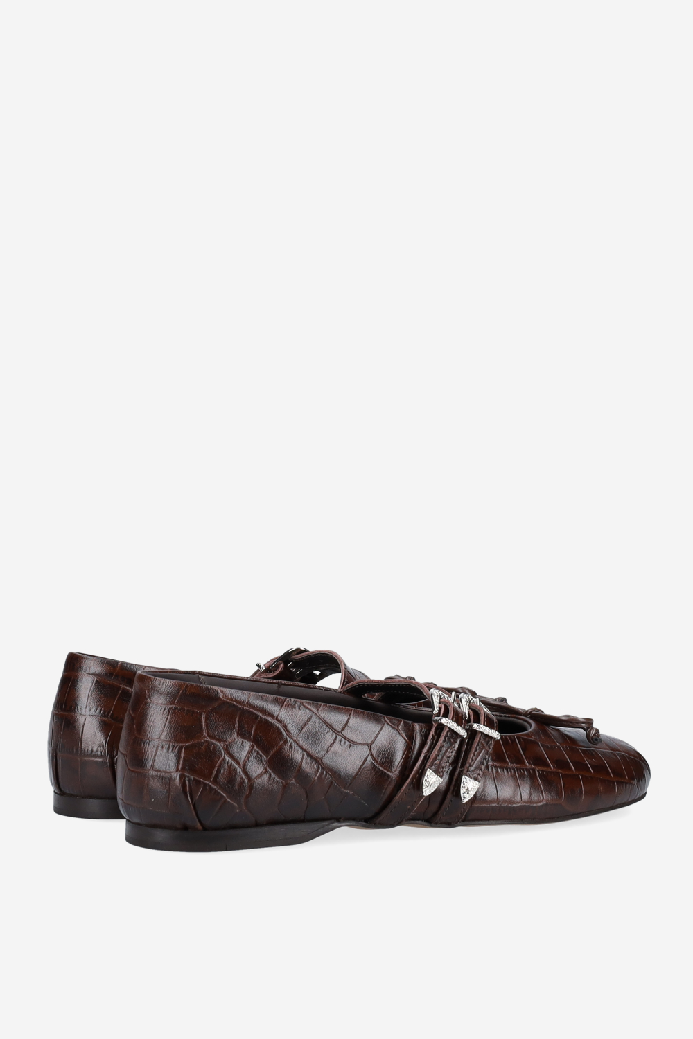 Vita leather western ballerinas