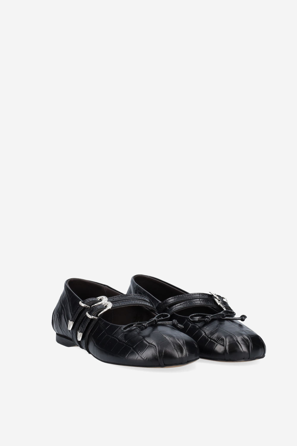 Vita leather western ballerinas