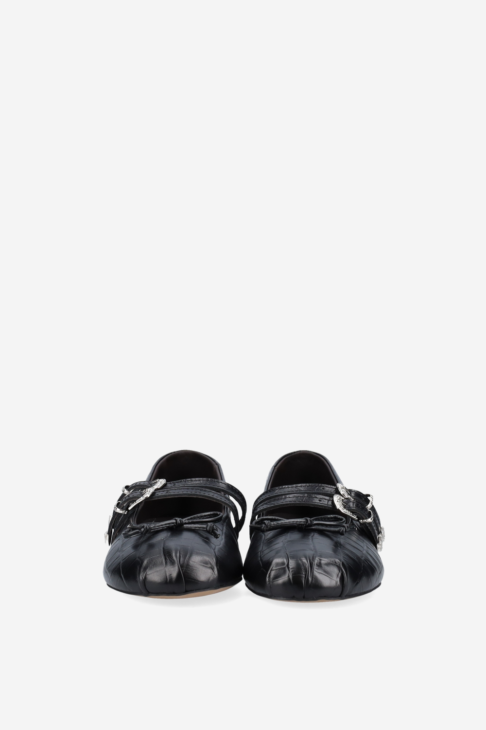 Vita leather western ballerinas