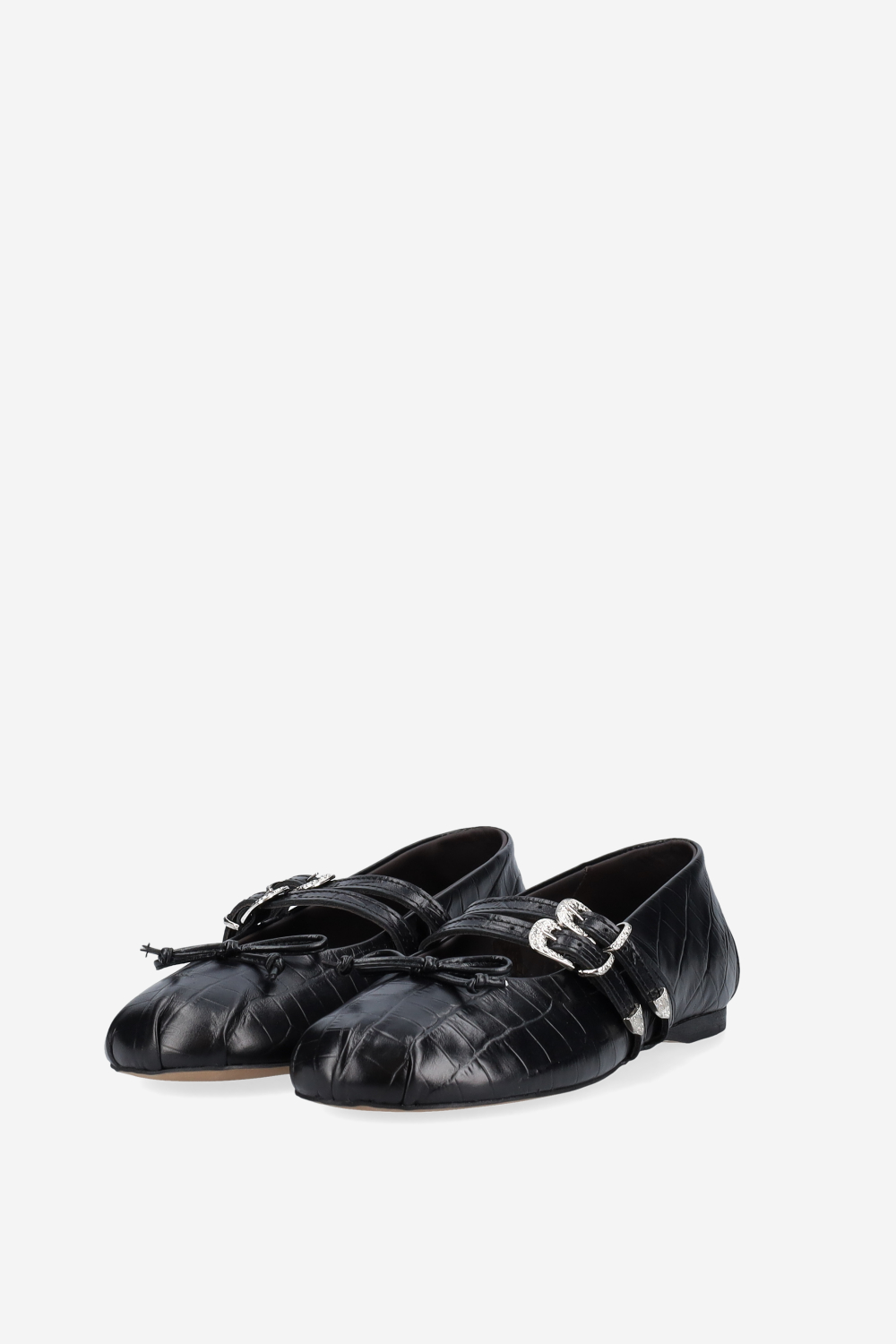 Vita leather western ballerinas