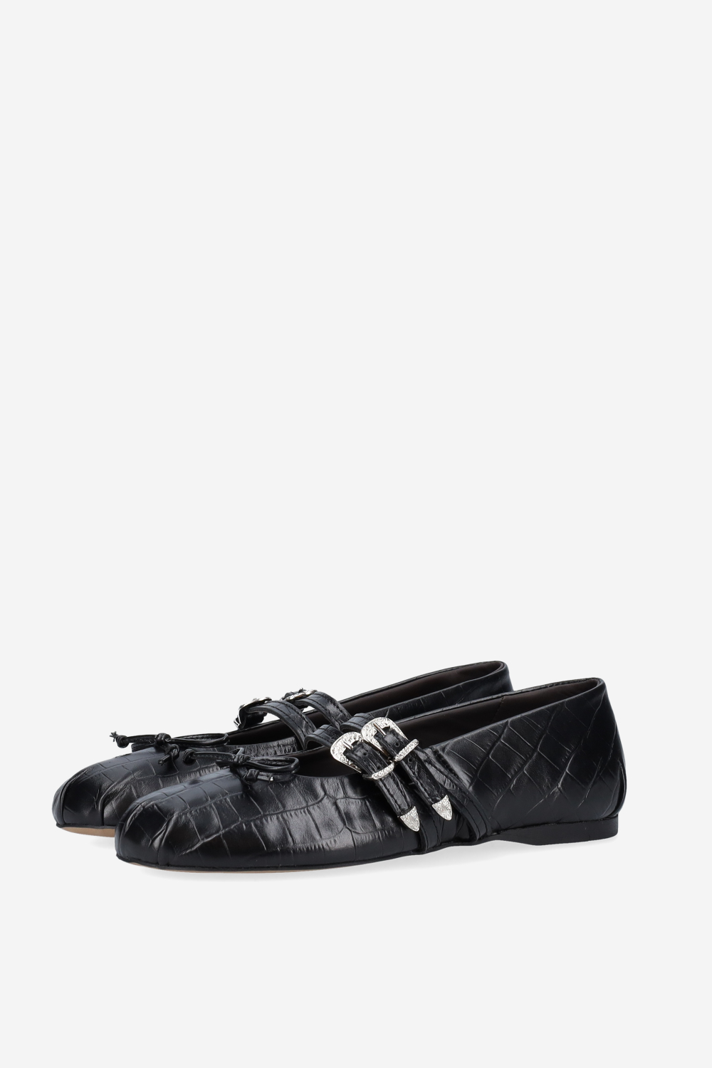 Vita leather western ballerinas