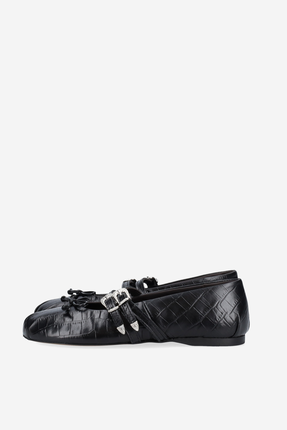 Vita leather western ballerinas