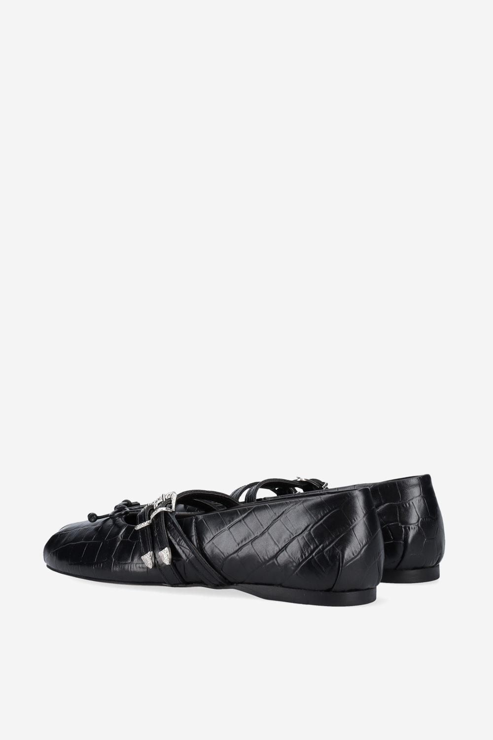 Vita leather western ballerinas