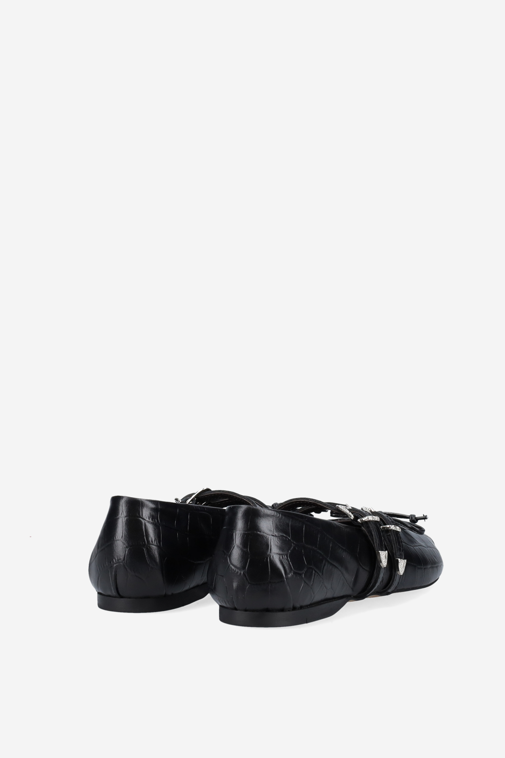 Vita leather western ballerinas