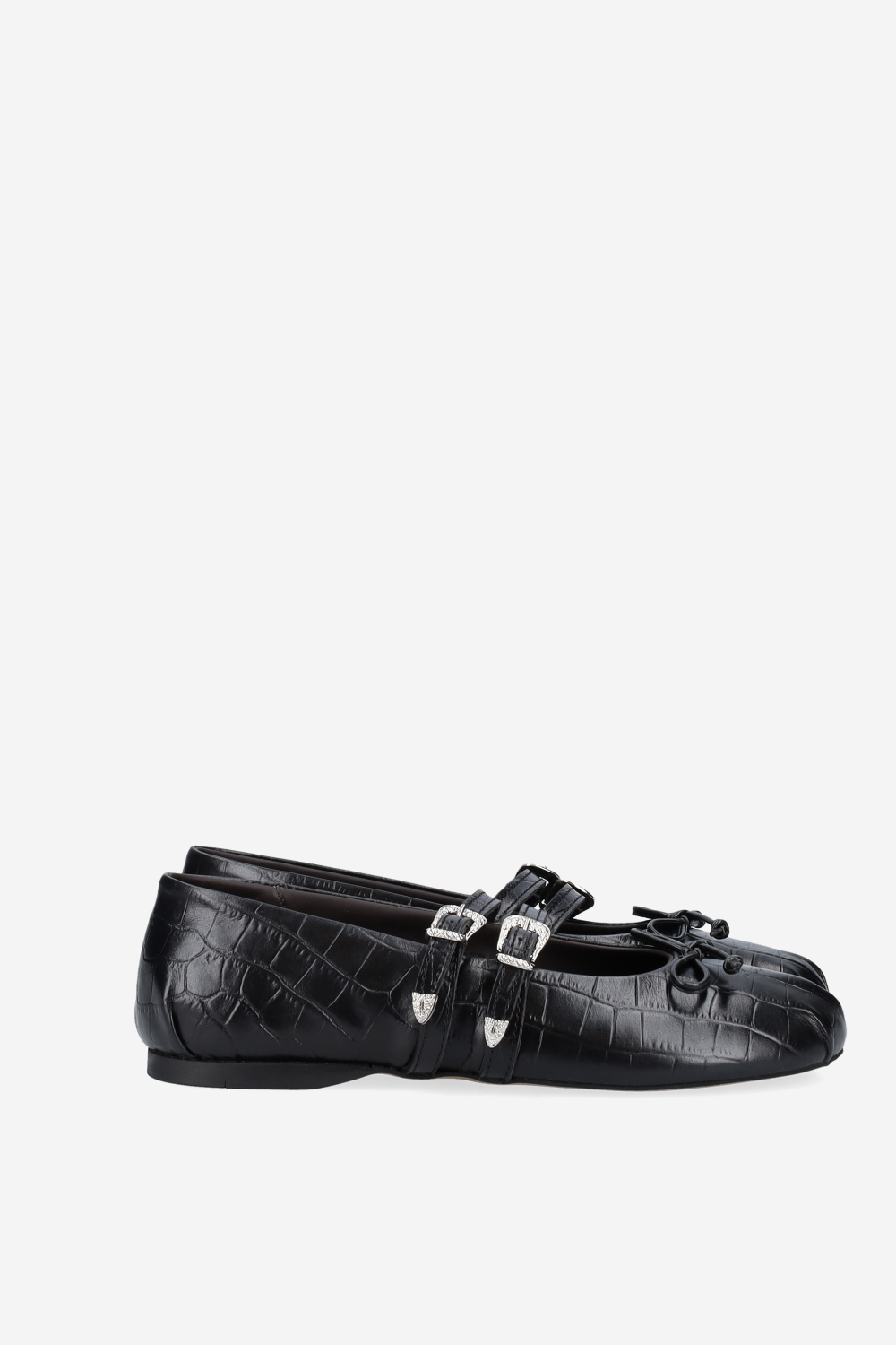 Vita leather western ballerinas