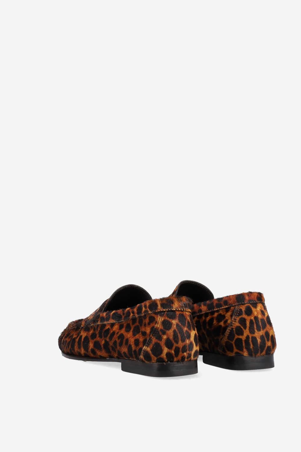 Penny wrinkle pony-hair loafers