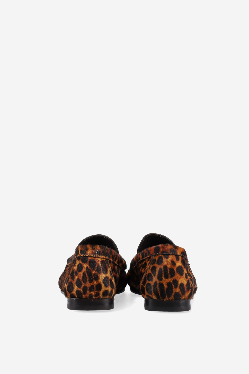 Penny wrinkle pony-hair loafers