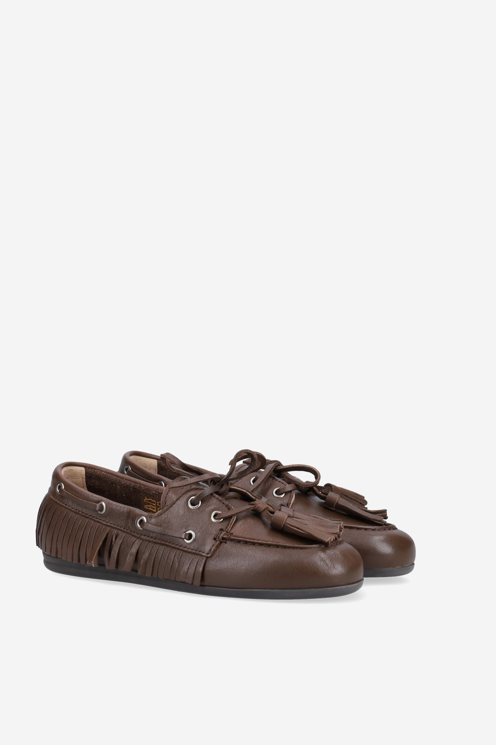 Native tassel boat loafers