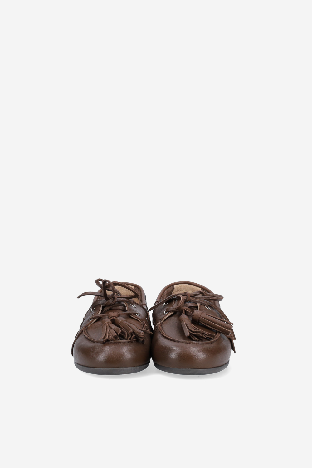 Native tassel boat loafers