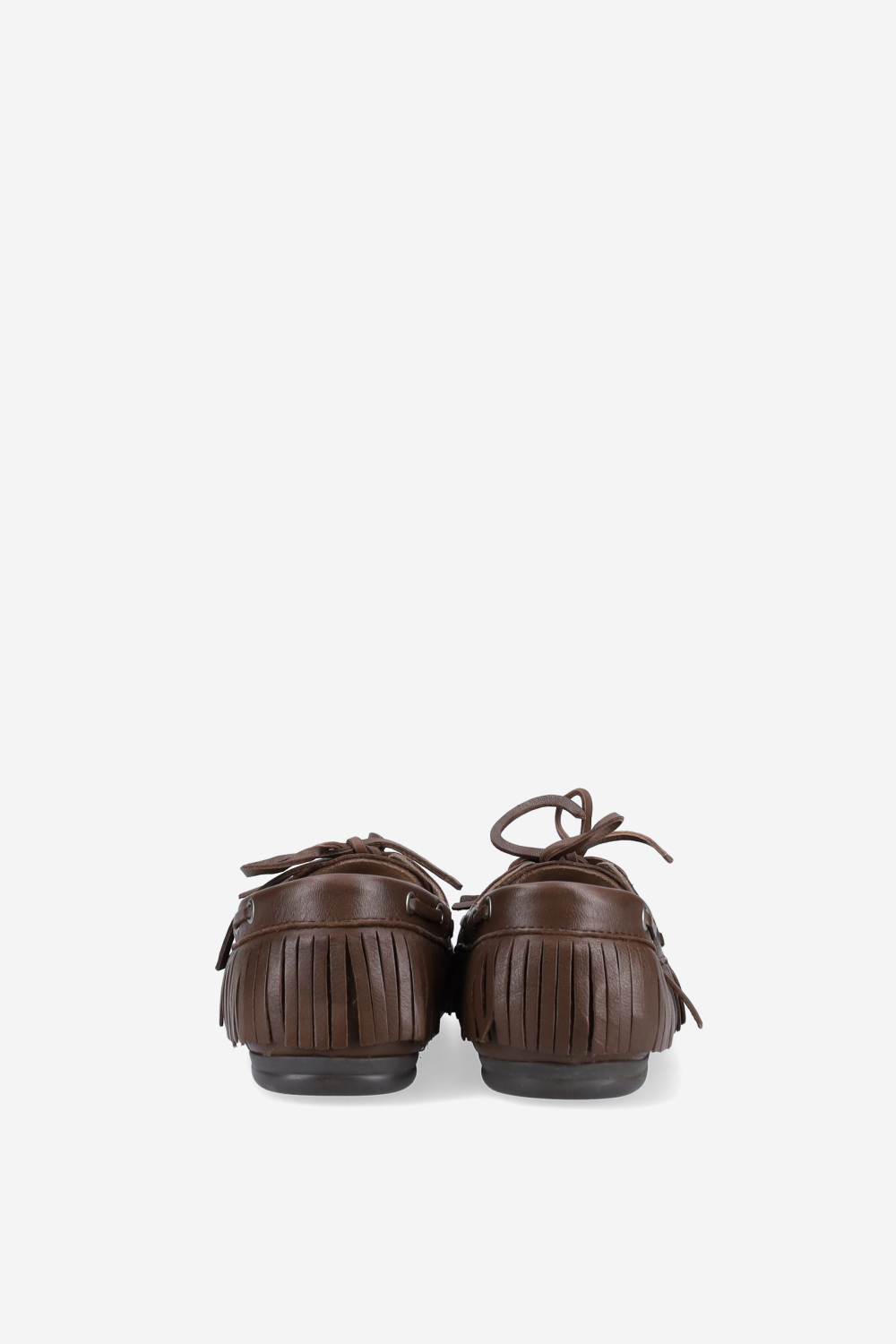 Native tassel boat loafers