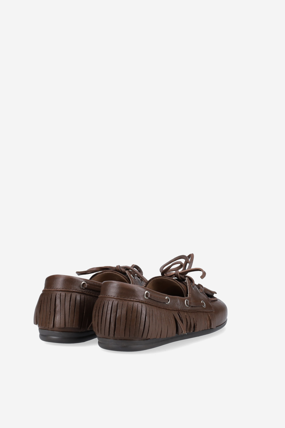 Native tassel boat loafers