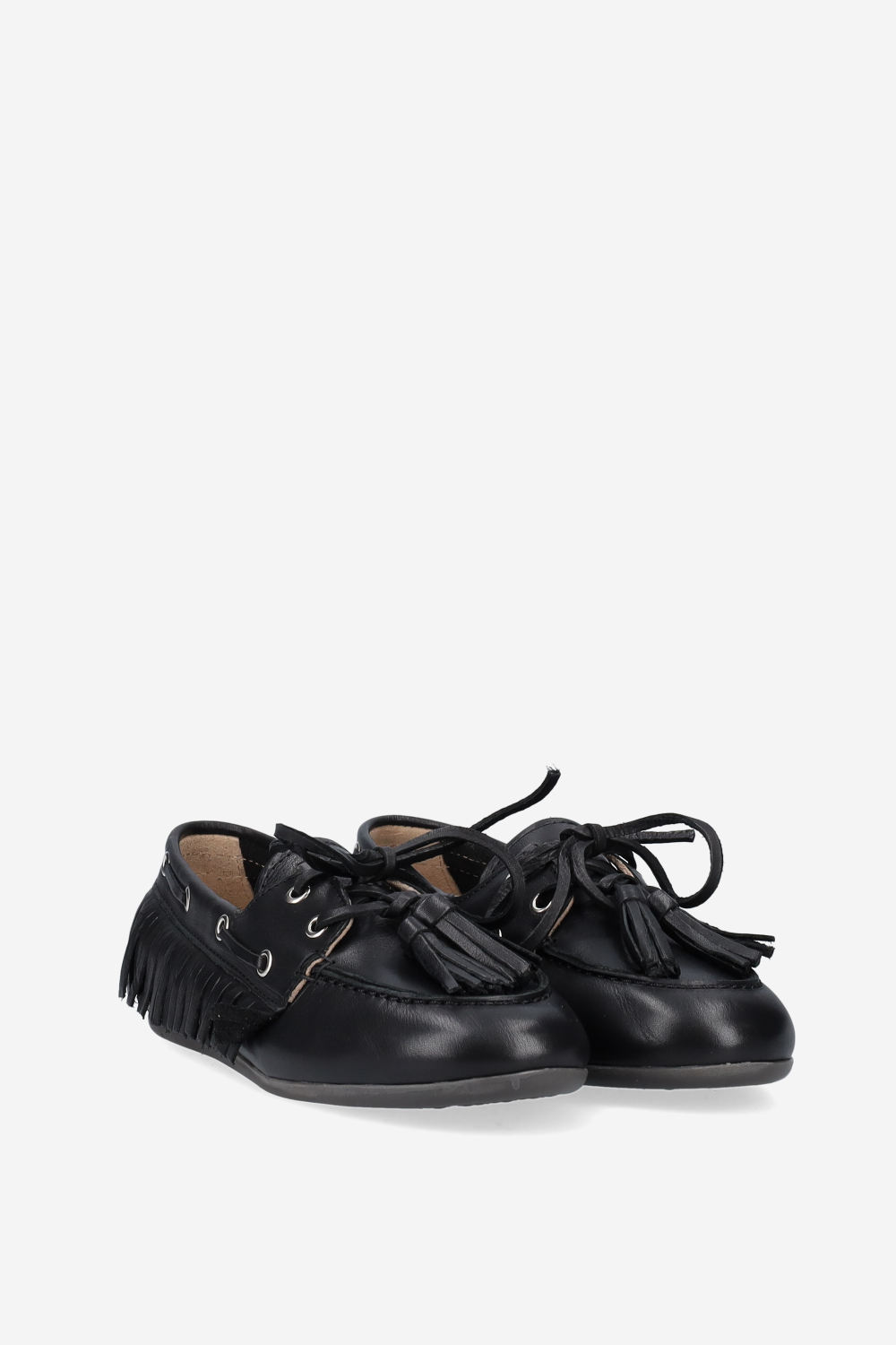 Native tassel boat loafers
