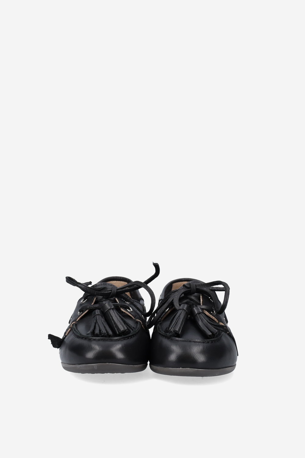 Native tassel boat loafers