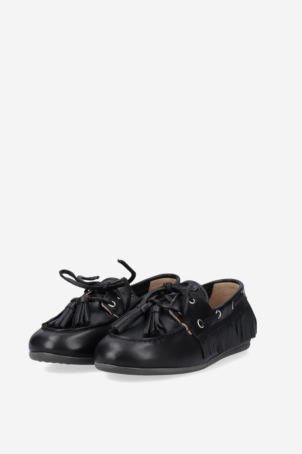 Native tassel boat loafers
