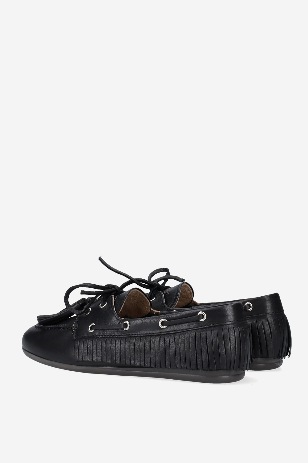 Native tassel boat loafers