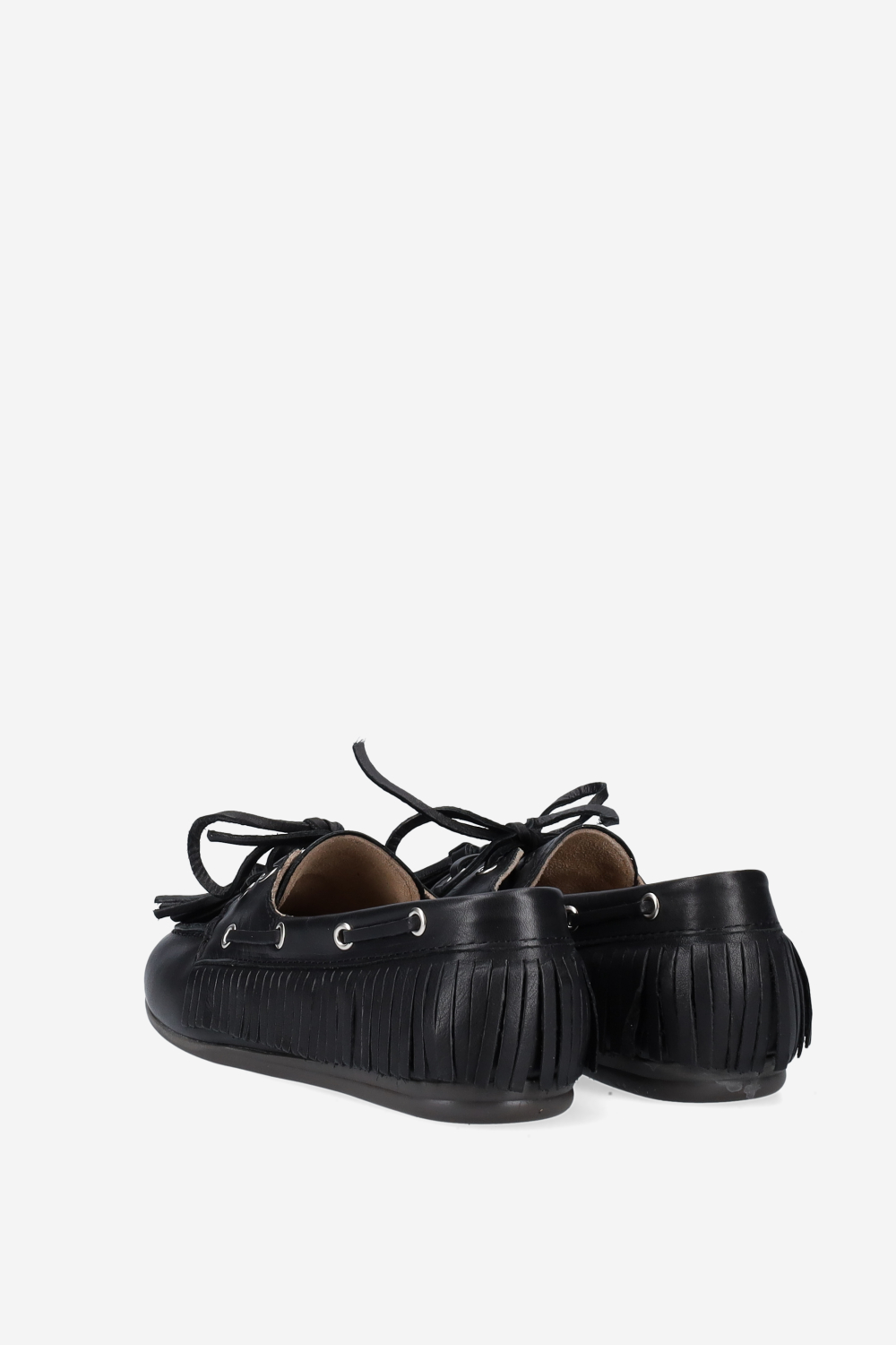 Native tassel boat loafers