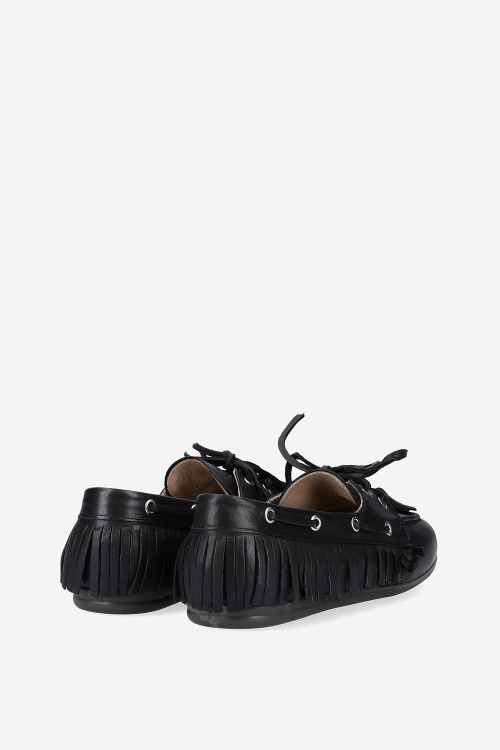 Native tassel boat loafers