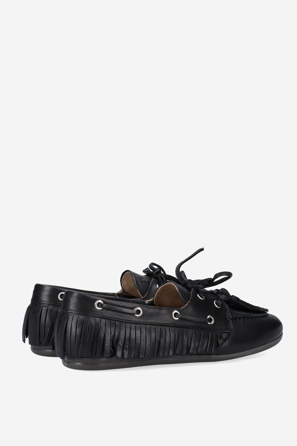 Native tassel boat loafers