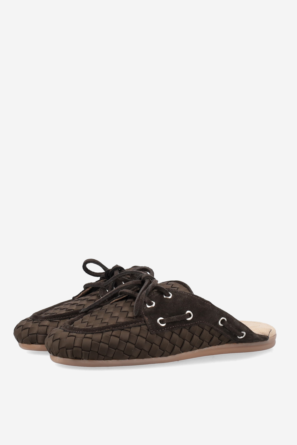 Boat loafer woven mule X Marrea