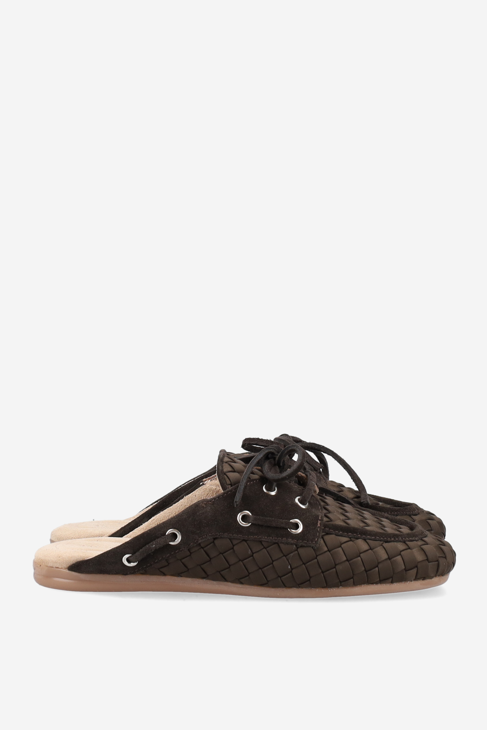 Boat loafer woven mule X Marrea