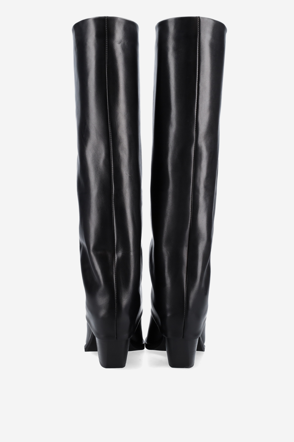 Fold-over leather boots
