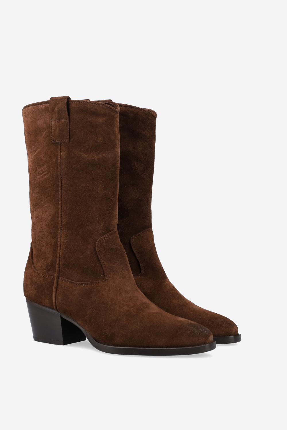 Suede ankle boots