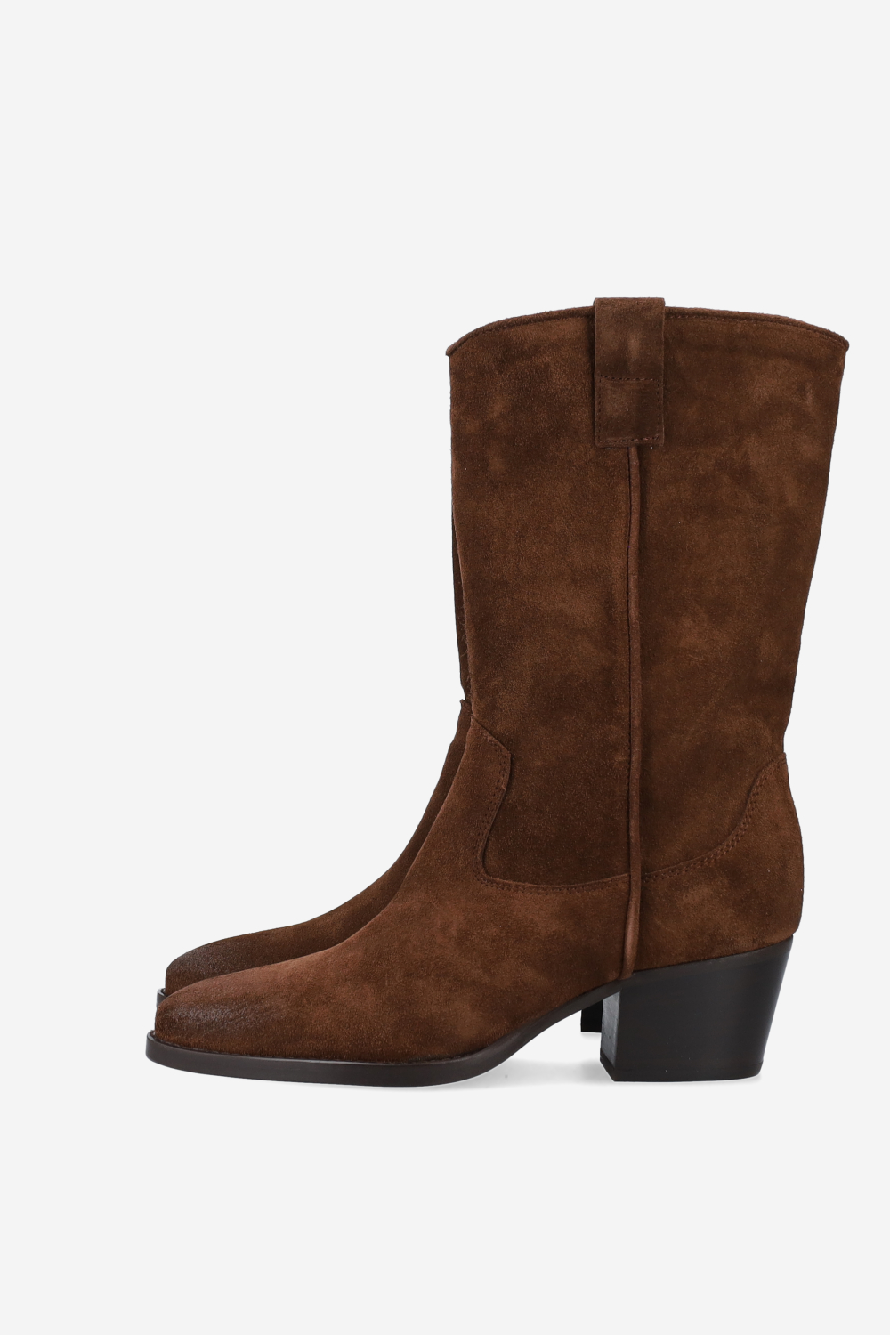 Suede ankle boots