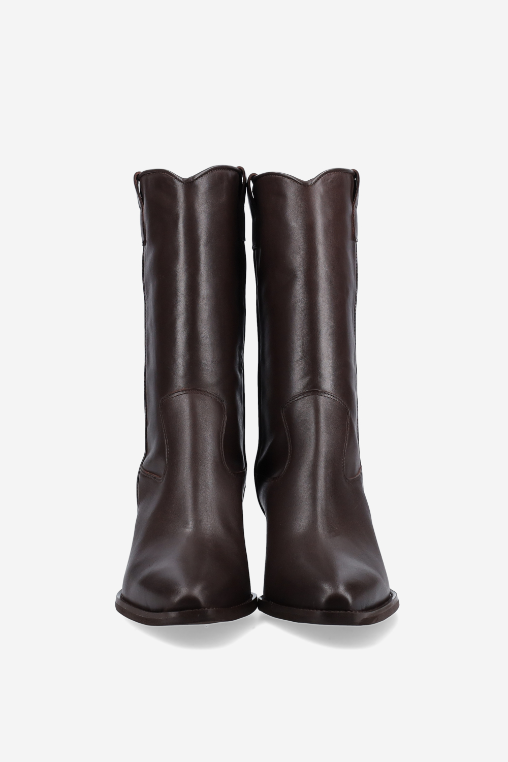 Leather ankle boots