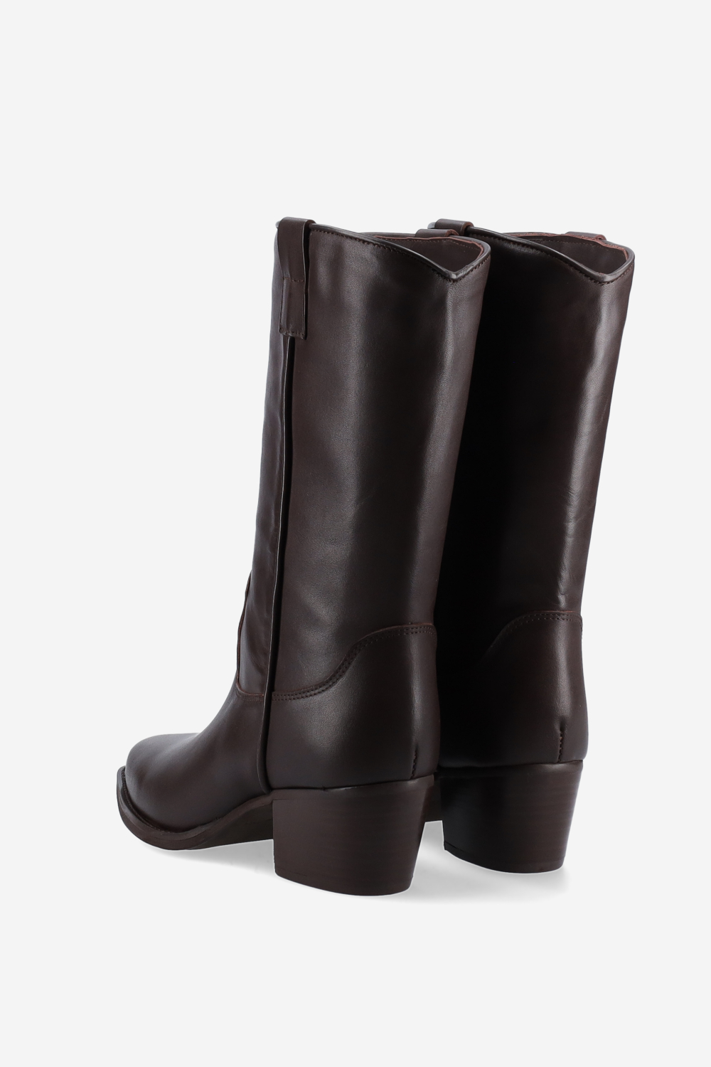 Leather ankle boots