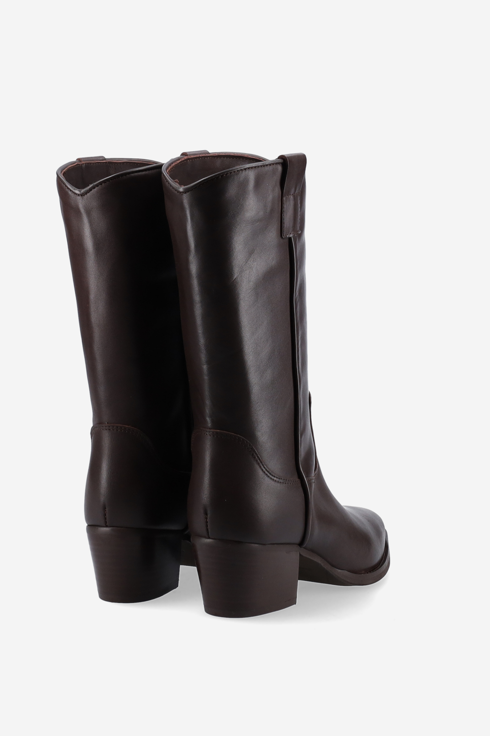 Leather ankle boots